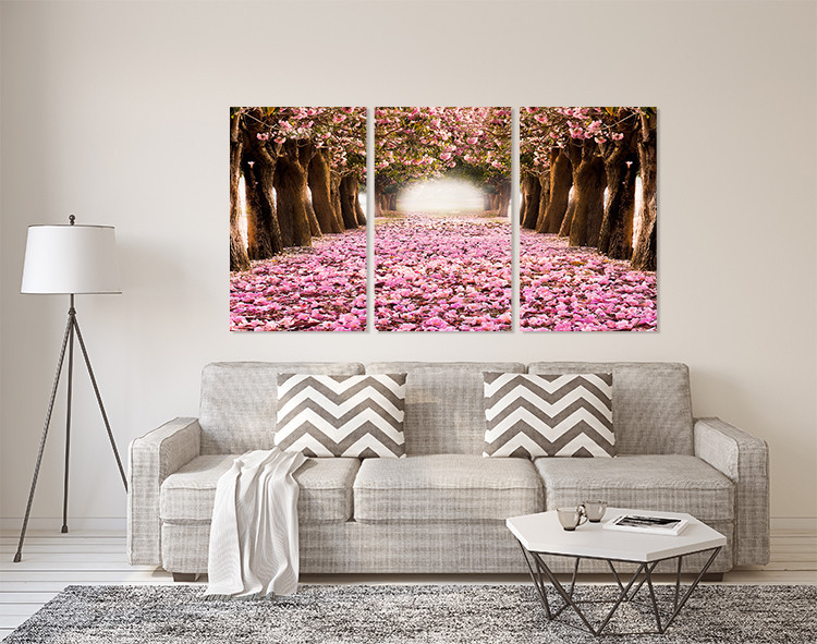 Модульная картина в гостиную / спальню  Сакура       ART-308_3A 100х150 см Киев - изображение 2