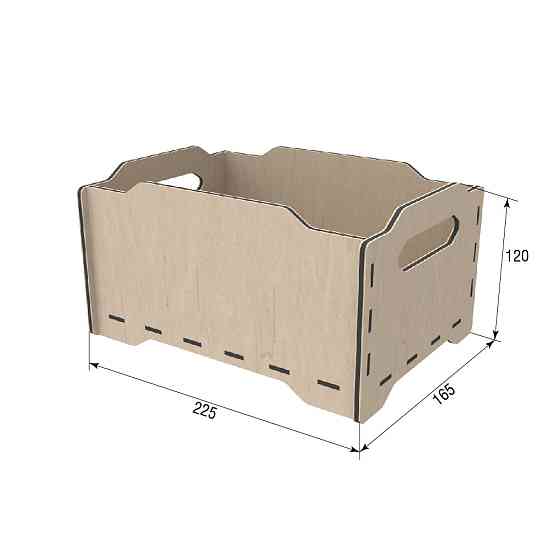 Коробка EKOSTAR з фанери 225x165x120 Київ