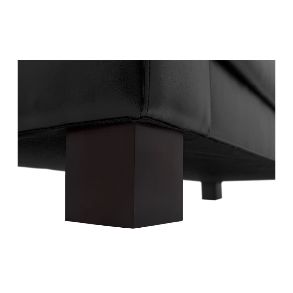 Диван Richman Bruno Двійка 160*83*75H Екошкіра Чорний Київ - фото 7