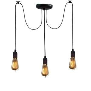 Подвесная люстра паук черная 3 лампы Е27 Spider NL 149-3 Одесса - изображение 1