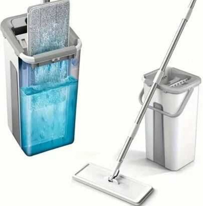 Швабра лентяйка Відро Самовіджим Ледарка з віджимом Ведро Отжим. Харків - фото 7