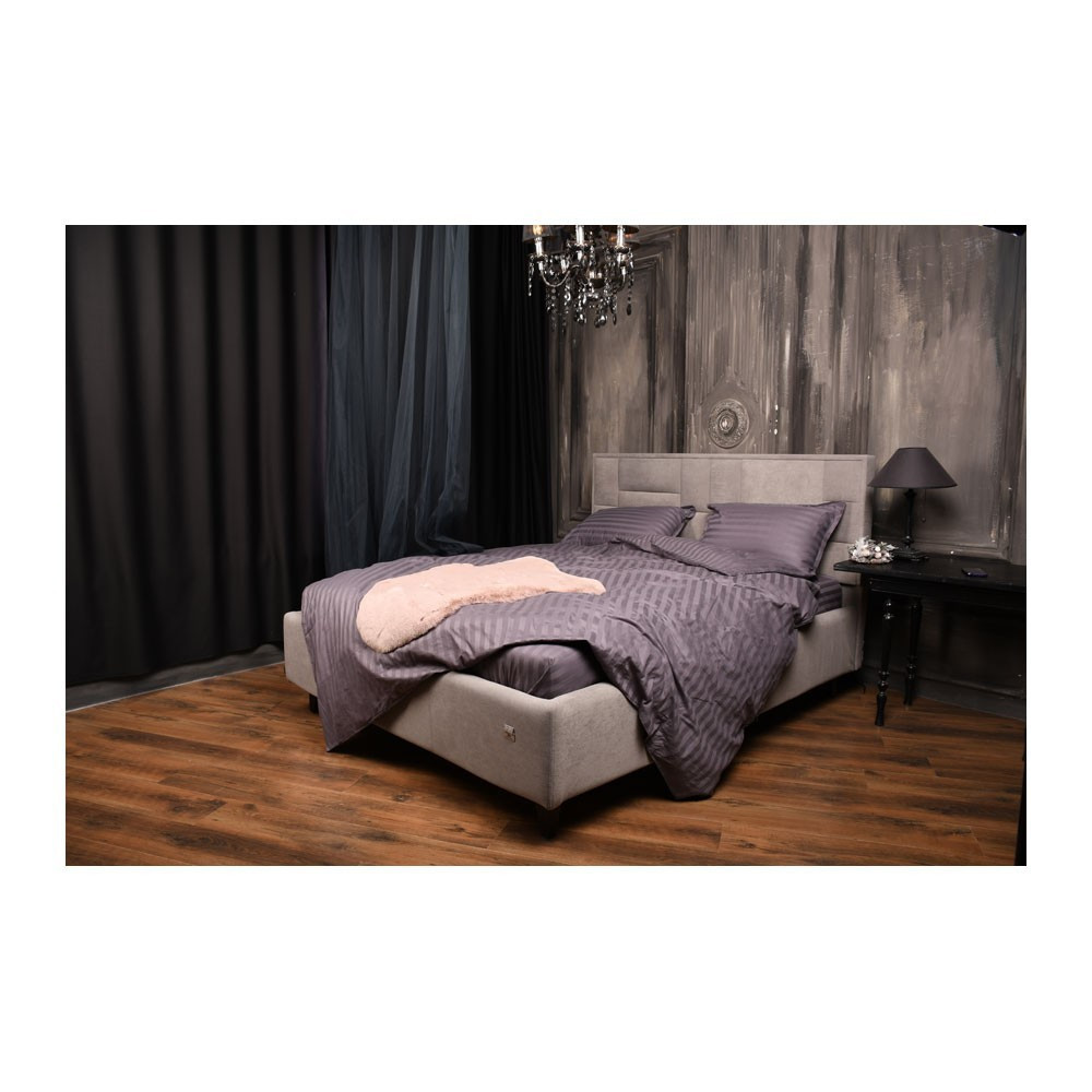 Кровать TaurusDesign Omega Comfort на ножках с нишей для белья 180x200 светло-серый Киев - изображение 10