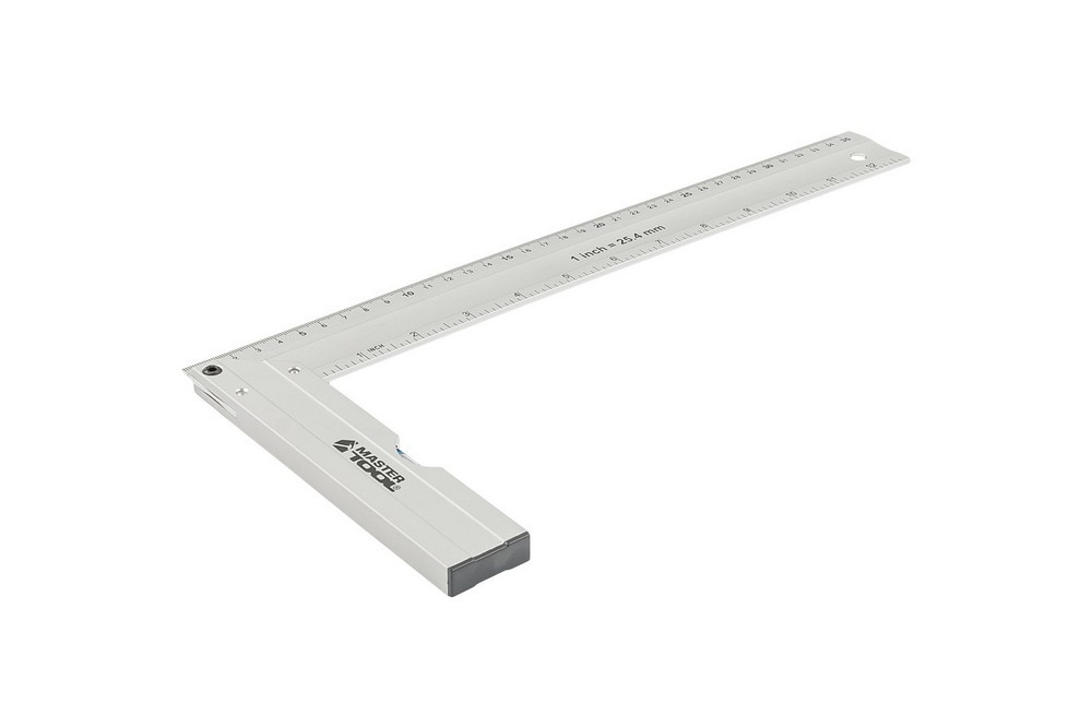 MASTERTOOL Кутник будівельний алюмінієвий MASTERTOOL 350 мм ручка Al з капсулою 0,5 мм/1м 30-43 Київ - фото 8
