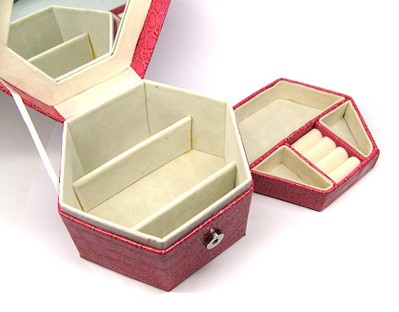 Скринька шестигранна для прикрас рожева Київ - фото 3