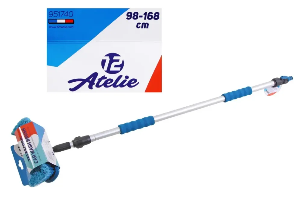 Щетка  под шланг ручка телескоп. 12 Atelie  98-168см с краном (с щеткой) Винница - изображение 1