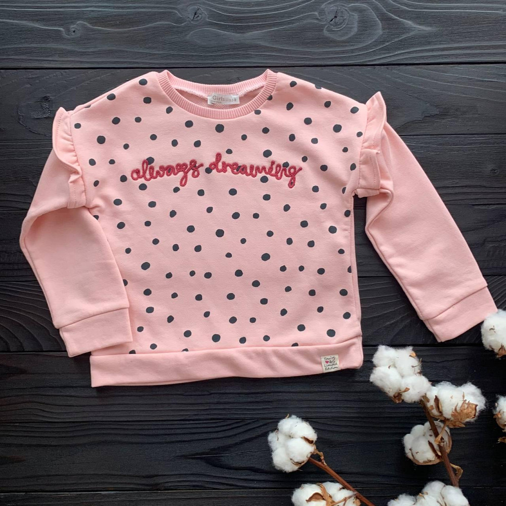 Дитяча Кофта для Дівчинки Via Girls Turkey Рожева в Горошок 18-24міс (86-92см) пакунок малюка Киев - изображение 1