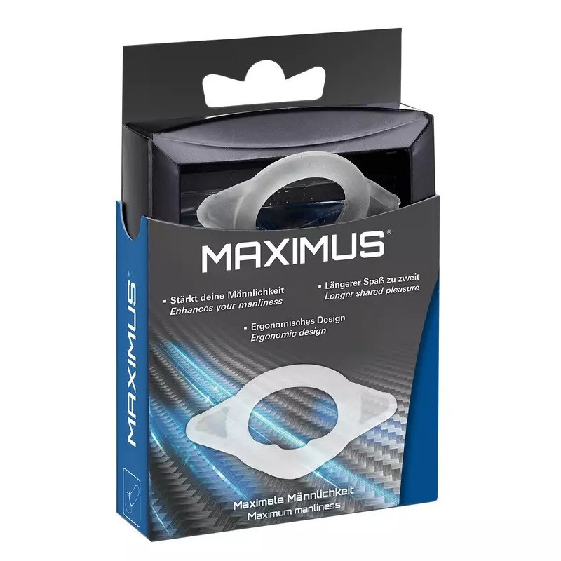 Эрекционное кольцо Joydivision MAXIMUS S из эластичного силикона, прозрачное, 1,7 см Sex Aura Киев - изображение 3