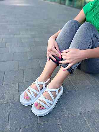 KatrinA Босоніжки жіночі KatrinA 205 білі (літо, шкіра натуральна) (5251) Коломия