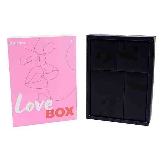 Подарунковий набір Satisfyer Love Box, іграшка для нього та для неї, білизна, мішечок для зберігання Sex Aura Київ