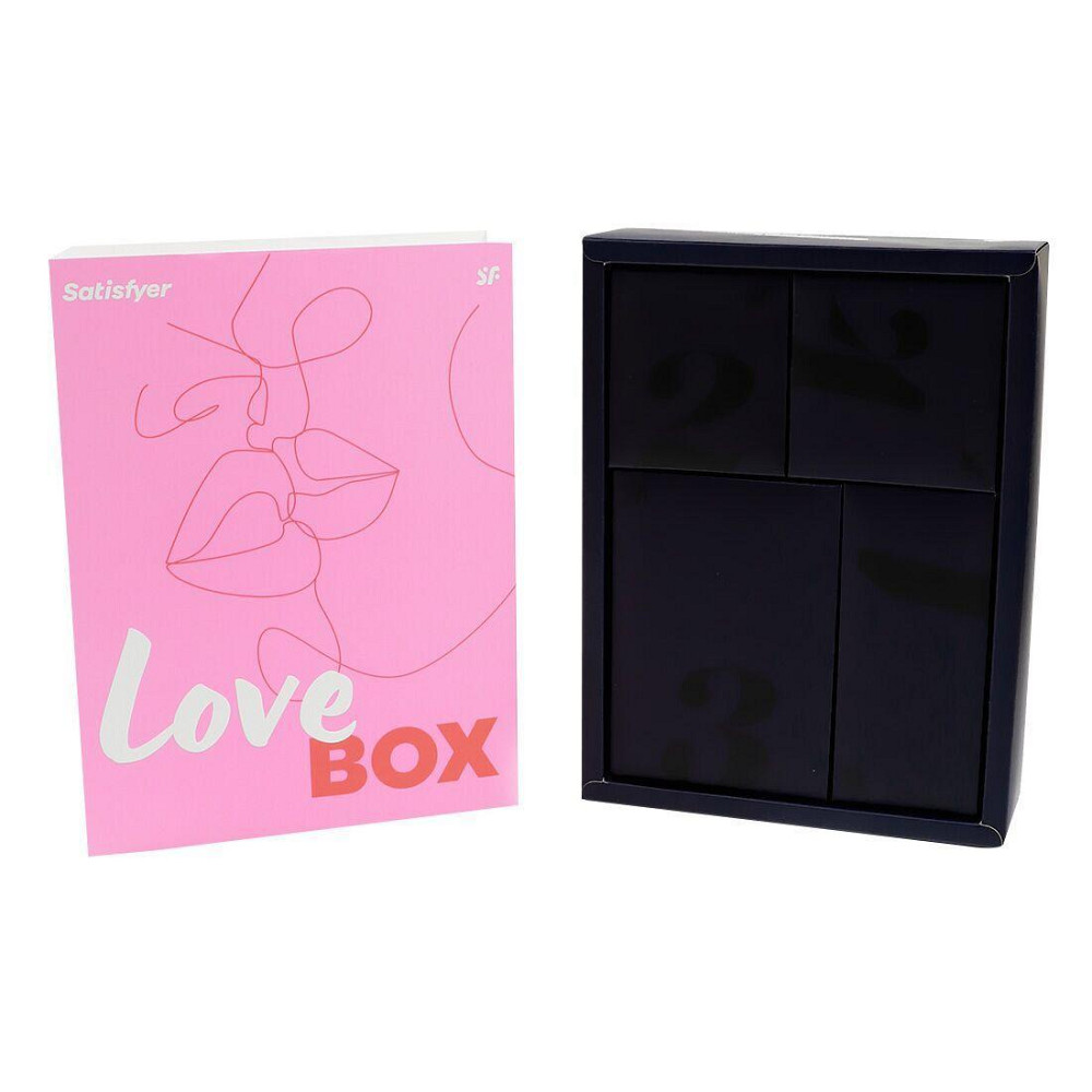 Подарунковий набір Satisfyer Love Box, іграшка для нього та для неї, білизна, мішечок для зберігання Sex Aura Київ - фото 1