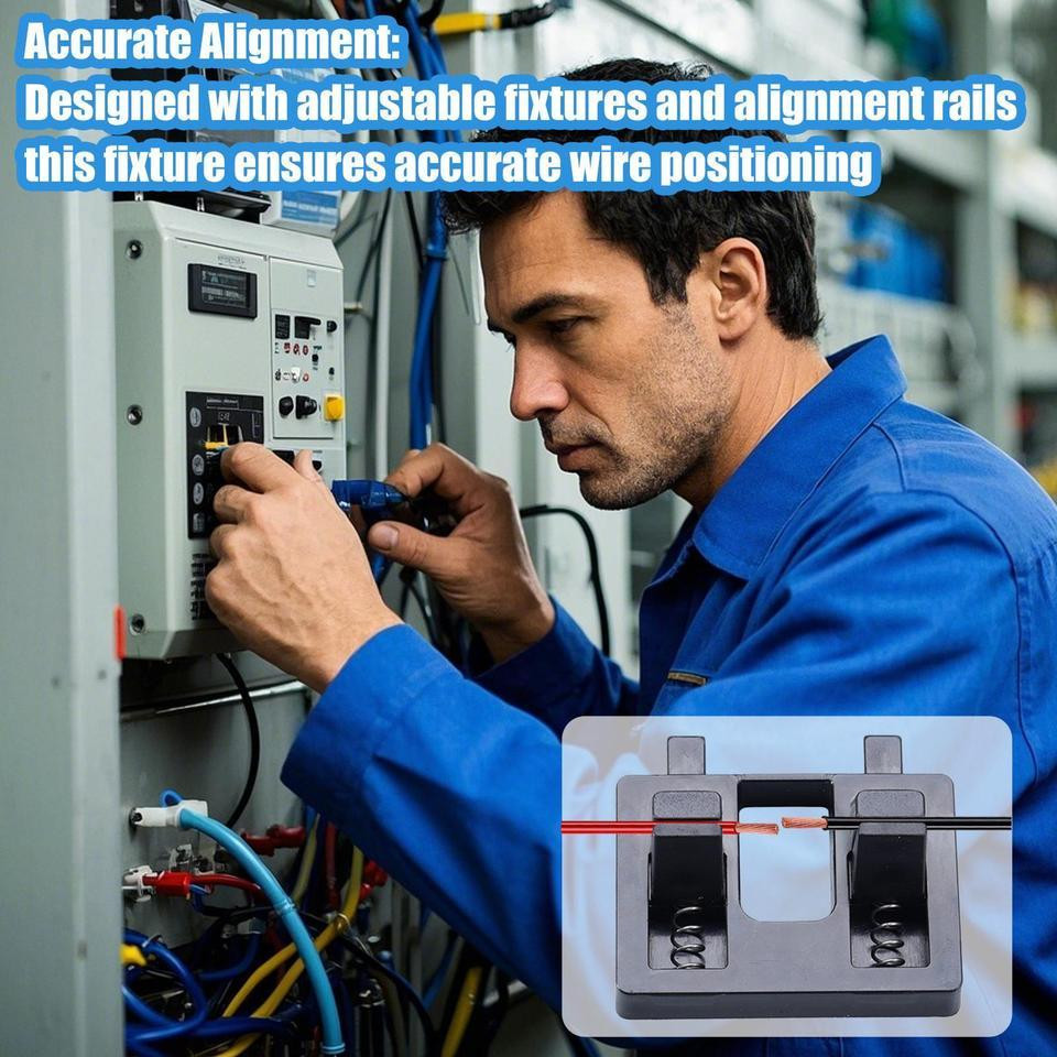 Тримач фіксатор для пайки та зварювання проводів з двома пружинними затискачами ABS пластик інструмент Київ - фото 4