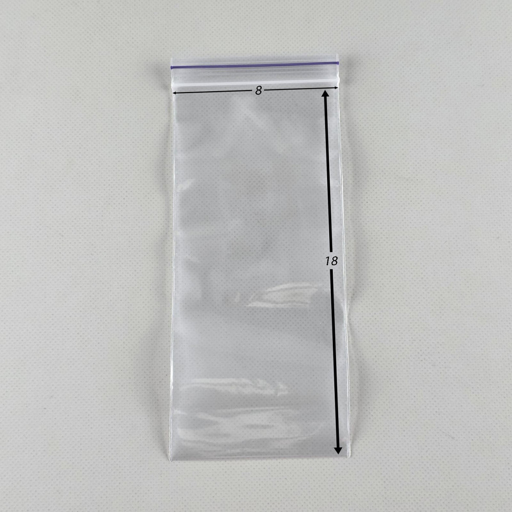 Пакет з замком zipp 8см 18см (100шт) Харків - фото 3