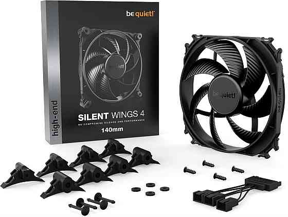 Вентилятор be quiet! Silent Wings 4 140mm Black (BL095) ( 28437 ) Харьков