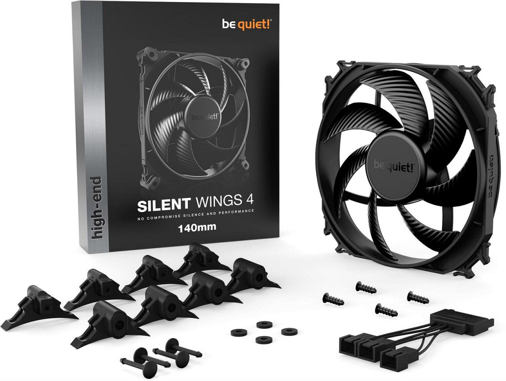 Вентилятор be quiet! Silent Wings 4 140mm Black (BL095) ( 28437 ) Харьков - изображение 4
