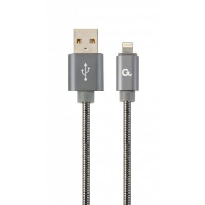 Дата кабель USB 2.0 AM to Lightning 1.0m Cablexpert (CC-USB2S-AMLM-1M-BG) Винница - изображение 1