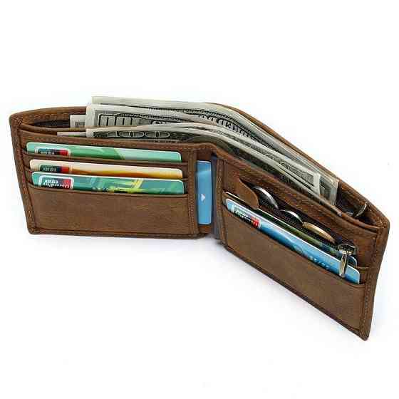 Гаманець горизонтальний Коричневий (Vintage) Київ