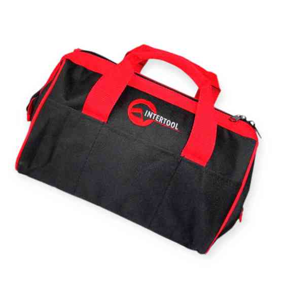 Сумка для инструмента 315х215х255мм 14 карманов черно-красная Мукачево