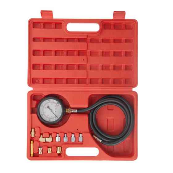 Тестер давления масла в двигателе и АКПП, 12 предметов INTERTOOL AT-4007 Киев