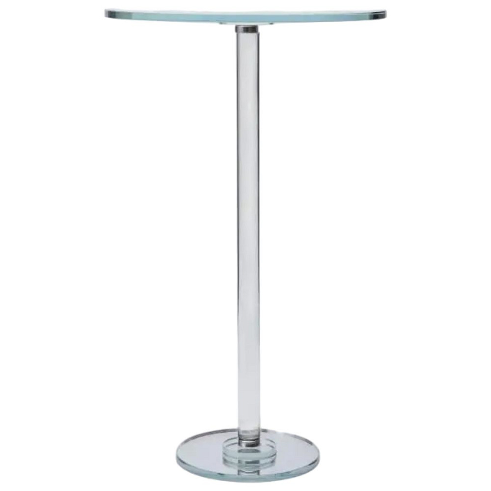 Yiwu Тортівниця скляна на високій ніжці 30×50 см кругла підставка для торта, капкейків HP-4-87S Коломия - фото 1