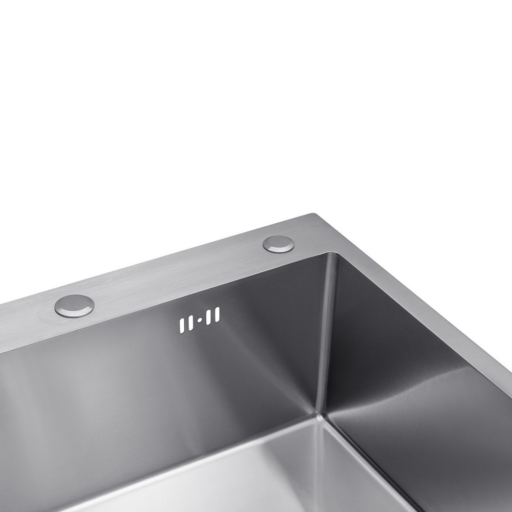 Кухонная мойка с нержавеющей стали Kroner KRP Derby - 60х50 HM Brush (2,5/0,5) Киев - изображение 5