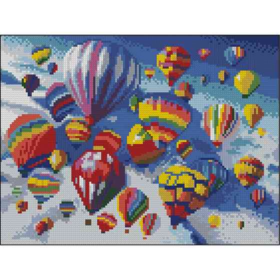 Алмазна мозаїка без підрамника "Подорож" ZAV3040-43, 30х40 см Вінниця