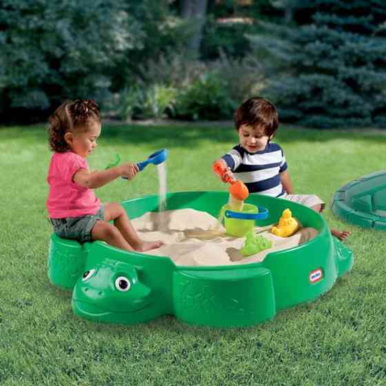 Дитяча пісочниця з кришкою Черепаха Little Tikes 631566 для дітей Київ