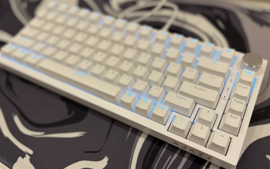 Ajazz AK820 белая!ГАРАНТИЯ! механическая клавиатура RGB для игр CS2 Valorant новая. Харьков - изображение 3