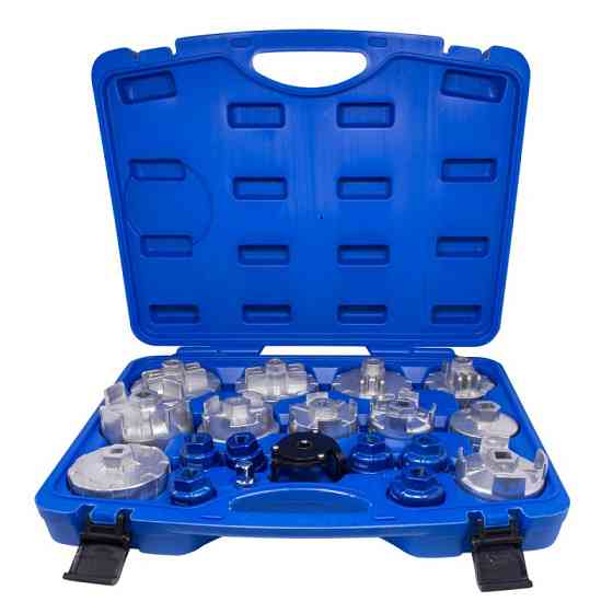 Набір знімачів масляних фільтрів,19пр.(знімач "краб"-1шт, знімач "кришка"-17шт) Одеса