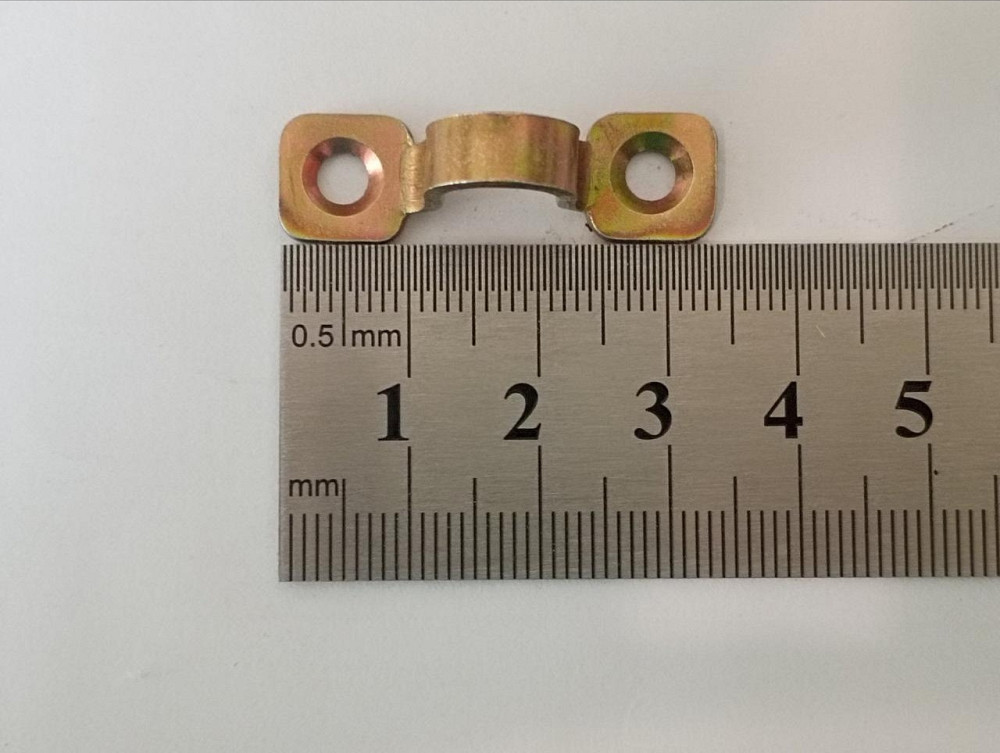 Вушко скоби-завіси колодки  10х 34мм, оцинк жовтий "P-o" Київ - фото 1