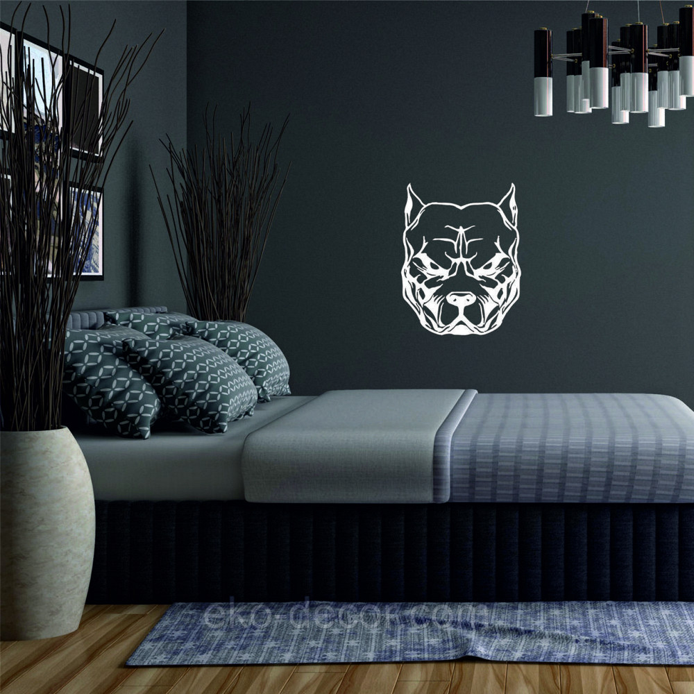 Декоративне настінне Панно «Собака», Декор на стіну 90*70 см, Білий Київ - фото 3