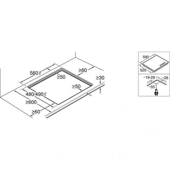 Варильна поверхня Bosch PNK6B6P40R ( 14330 ) Харьков