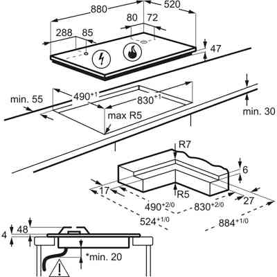 Варочная поверхность Electrolux KDI951723K Винница