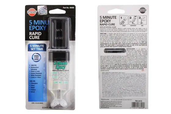 Клей эпоксидный  5мин в шприце VersaChem 25мл прозрачный (2-комп.) Винница