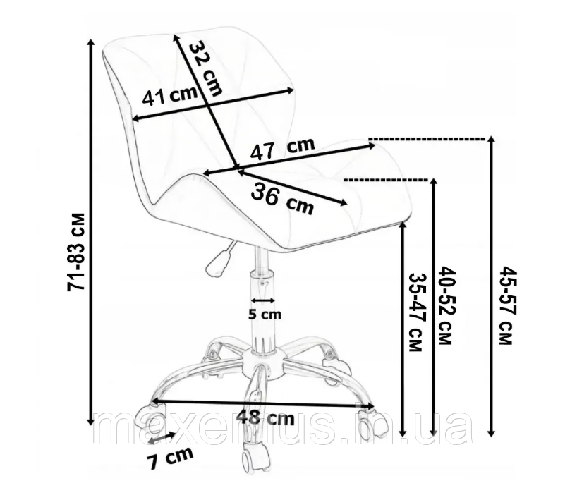Офисное кресло операторское для персонала Bonro B 5 3 1 кресло на колесах для офиса компьютерное велюр серый Мостиска - изображение 18
