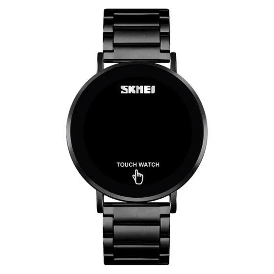 Наручные мужские часы Skmei Light 1550 (Черные) Винница