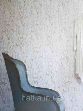 Шпалери флізелінові Decoprint Elisir EL21021 квіти коричневі листя сірі на світло-сірому тлі Київ