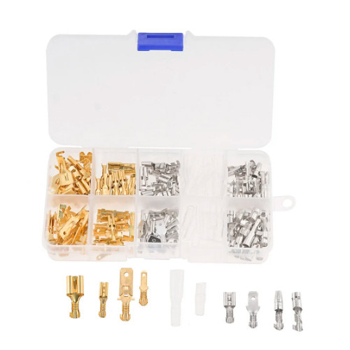 Набір клем 150шт кабельних накінечників та ізоляторів, ніж, круглий Вінниця - фото 1