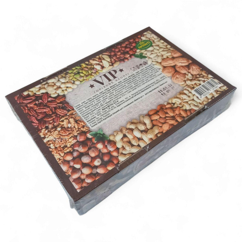 Суміш горіхів і сухофруктів у пакованні Amanti VIP, 500 г Харків - фото 2