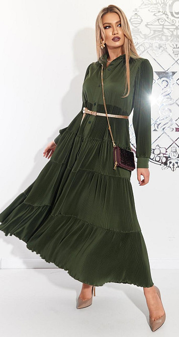 Шовкове плаття плісе (48) Київ - фото 1