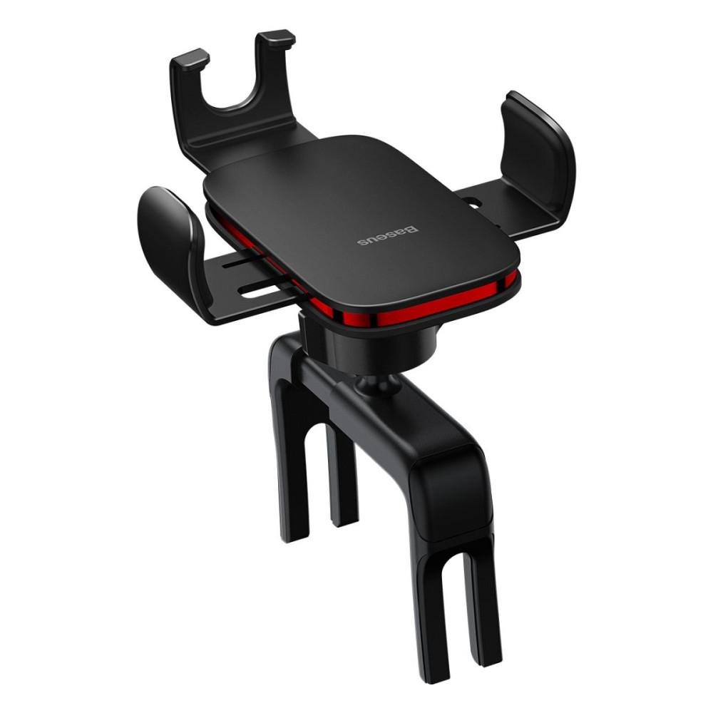 Автотримач для телефону Baseus Metal Age II Gravity Car Mount (Round Air Outlet Version) SUJS030001 (Чорний) Николаев - изображение 4