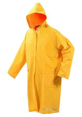 Плащ з капюшоном водонепроникний жовтий VOREL, розм. XL [16] Одеса