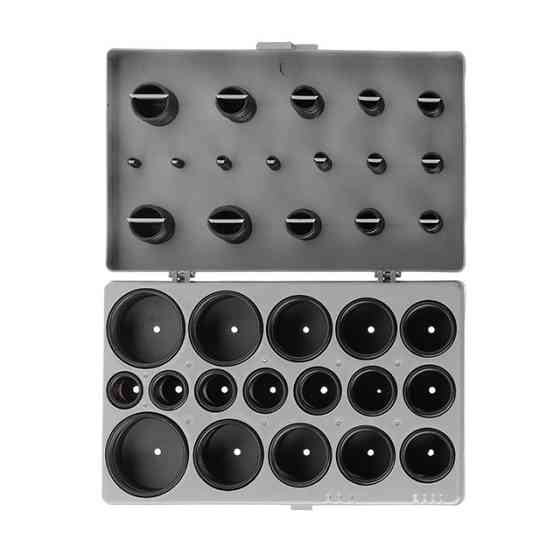 Набір ущільнювальних кілець INTERTOOL AT-5407 407 од. - гумові кільця всіх розмірів Львів