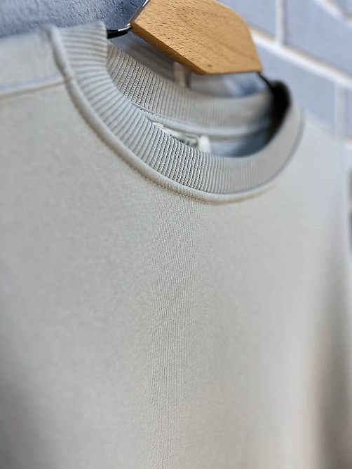 Світшот жіночий Pepper&mint 24-14 базовий простий подовжений оверсайз світло сірий, світло-сірий, L Київ - фото 18