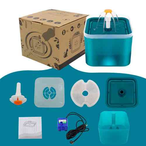 Питний фонтан для кішок та собак 2л USB з фільтром, автоматична поїлка для домашніх улюбленців Київ