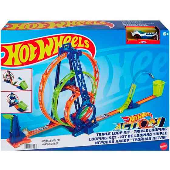 Набір ігровий Hot Wheels Потрійна петля (HMX37) Чернігів