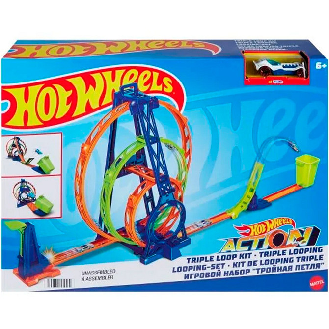 Набір ігровий Hot Wheels Потрійна петля (HMX37) Чернігів - фото 5