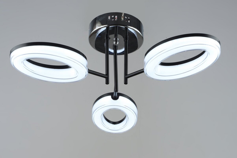 SIRIUS Люстра світлодіодна акрилова Sirius B /3 BK+CH Коломия - фото 2