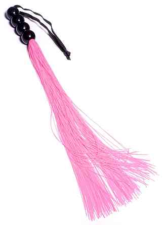 Силиконовый флогер ( длина 37 см ) Fetish Boss Series - Silicone Whip Pink 14