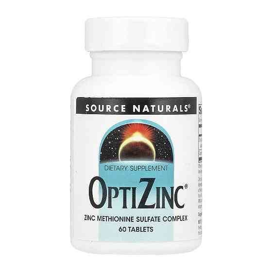 Цинк Source Naturals OptiZinc 60 таблеток Луцк
