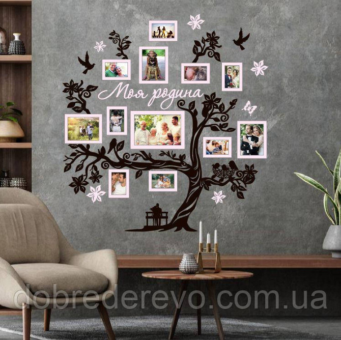 Семейное дерево My family на 12 фото рамок, Родовое дерево My family Вижница - изображение 1